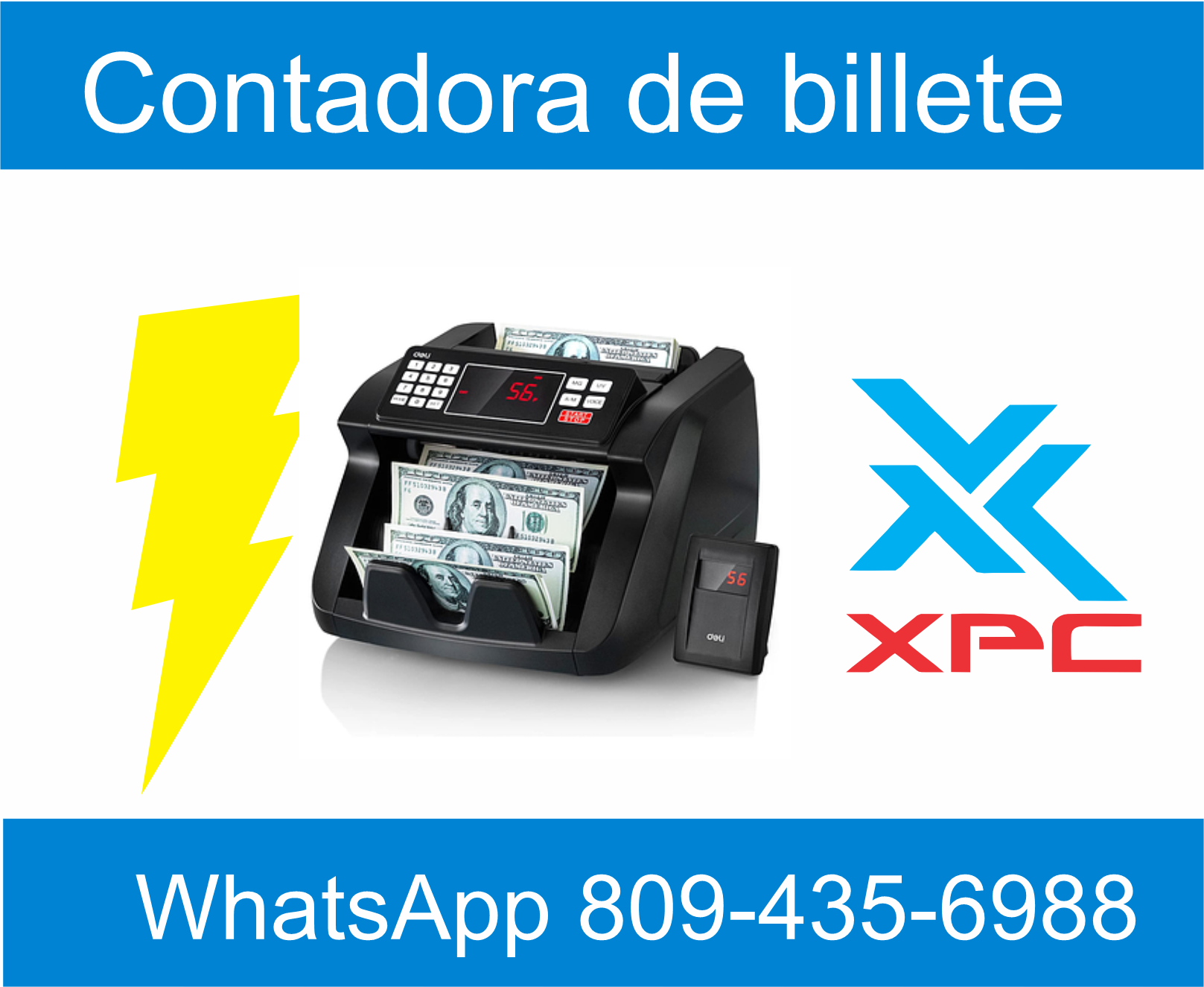 contadora de billetes 